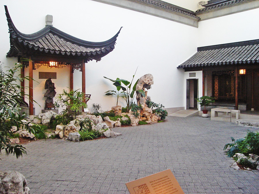 Entrada a las salas de la colección de arte asiático en el MET de AHM