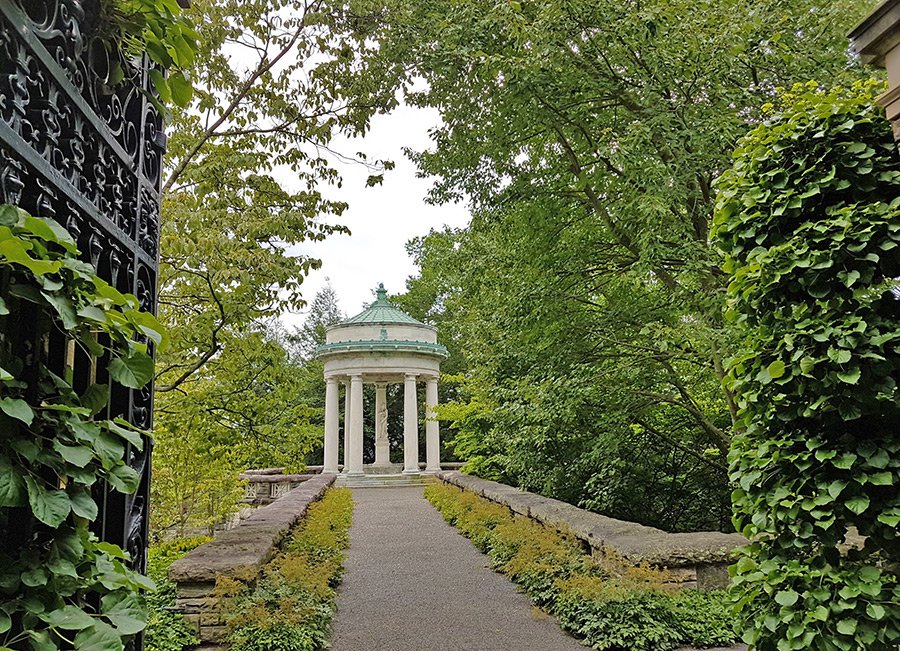 Kykuit pabellon en el jardín. Foto de Andrea Hoare Madrid