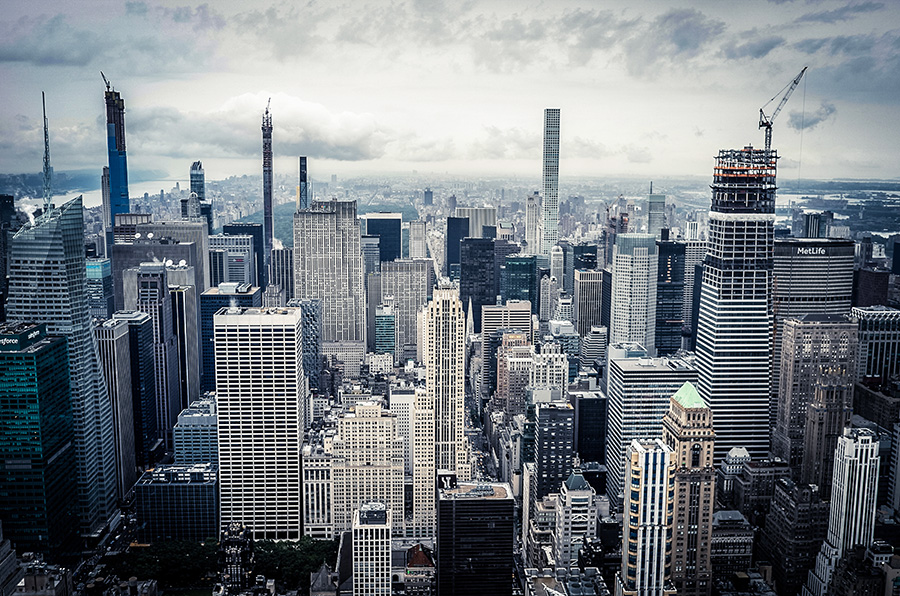 Foto de rascacielos al sur de Central Park en Midtown Manhattan - Foto de Leonhard Niederwimmer en Unsplash