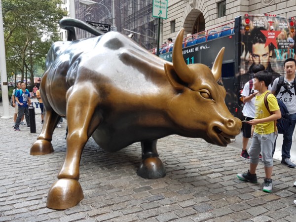 Estatua del Toro de Wall Street, Distrito Financiero de Manhattan - Foto de AHM