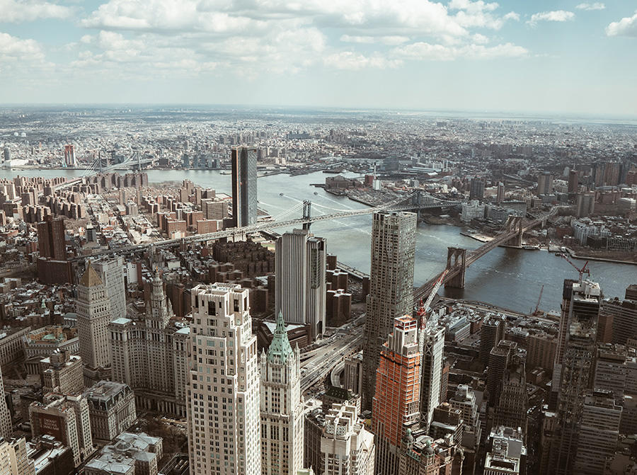 Vista del Puente de Brooklyn desde el mirador del OneWTC - Foto de Mathias Arlund en Unsplash