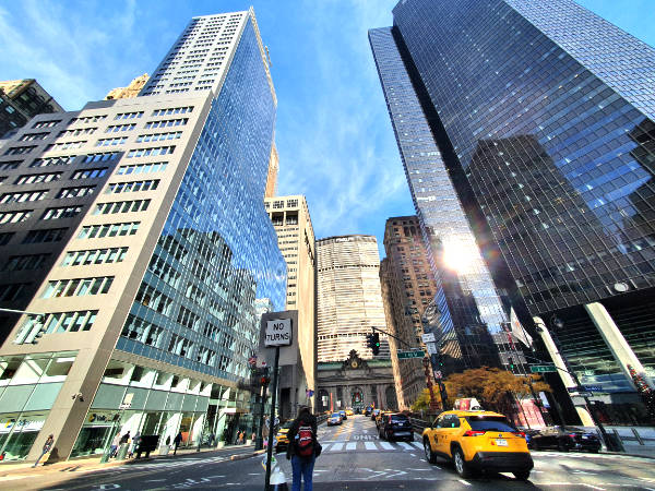 Metlife Building y Grand Central Terminal vistas desde Park Avenue en Midtown Manhattan - Foto de Andrea Hoare Madrid