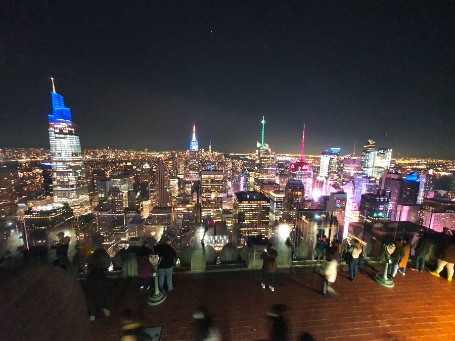 Vista de los rascacielos de Midtown Manhattan desde el Top of the Rock, el observatorio del Rockefeller Center - Foto de Andrea Hoare Madrid