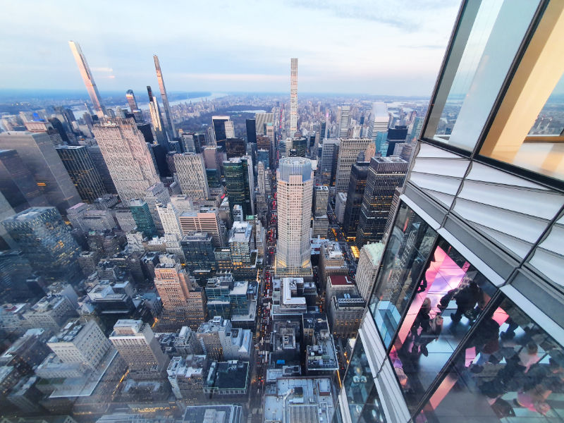 Millionaires Row, Central Park y Uptown Manhattan vistos desde la plataforma de observación Summit del One Vanderbilt - Foto de Andrea Hoare Madrid