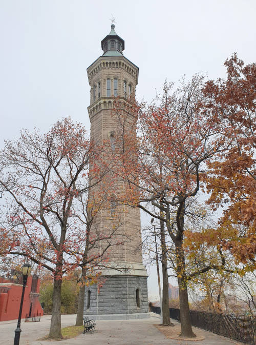 Torre del Acueducto de Croton en el HighBridge Park en Washington Heights en Uptown Manhattan - Foto de Andrea Hoare Madrid