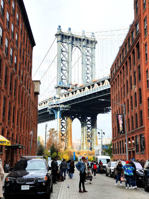 Encuadre del Puente de Manhattan visto desde DUMBO - Foto de Andrea Hoare Madrid